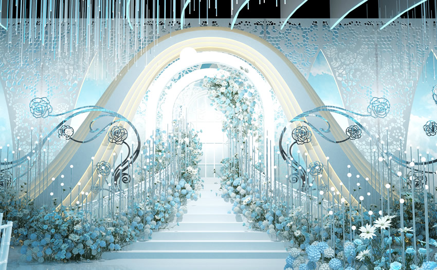 丹棱釡香烙馍村水晶厅效果展示